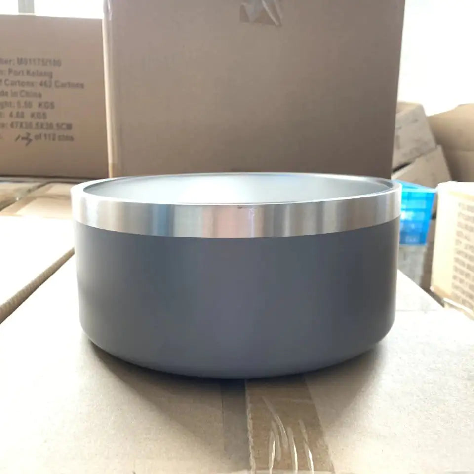 Stainless Steel Pet Bowl - 2 Sizes, 5 Colours Pink 32oz