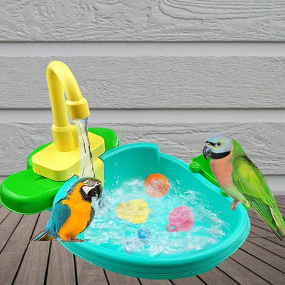 Exotic Showering Bird Bath
