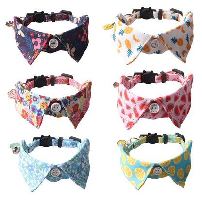 Cute Fruity Bow Tie Cat Collars