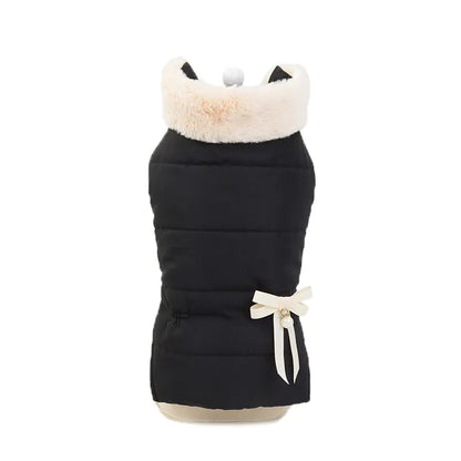 Princess Coat with Bow and Fur Collar