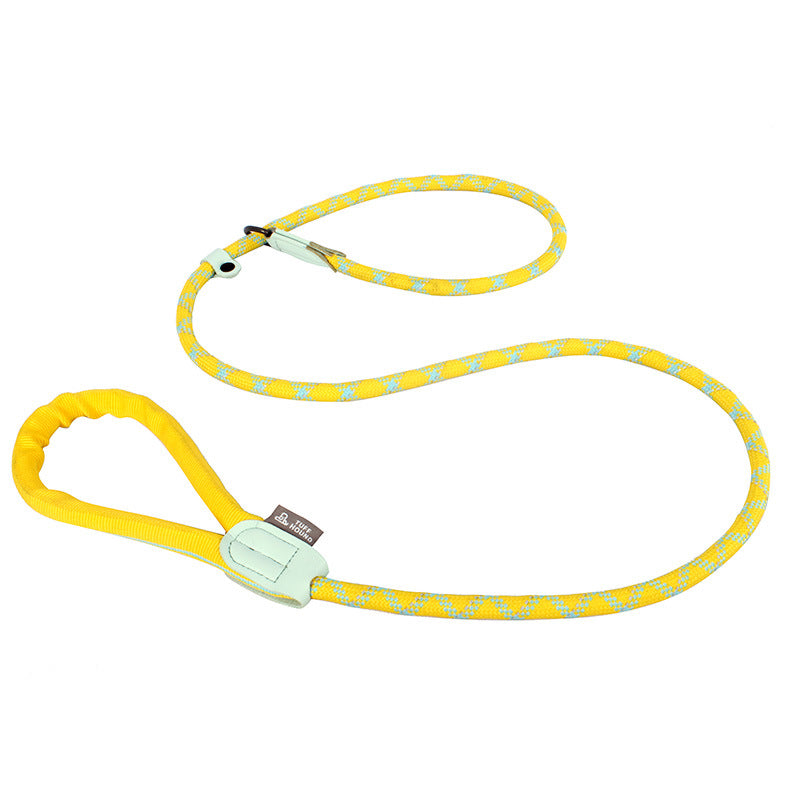 Integrated Collar & Leash Yellow 1.0x155cm