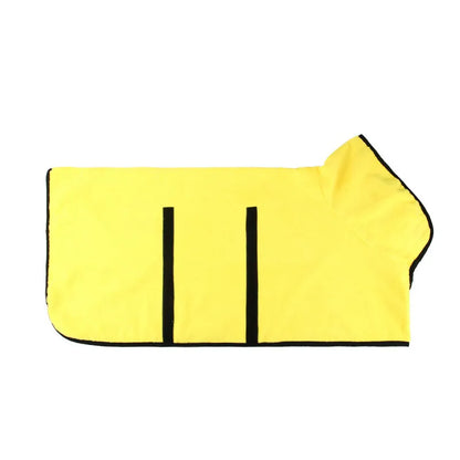 Pet Bathrobe Fast Drying Towel Yellow 2XL