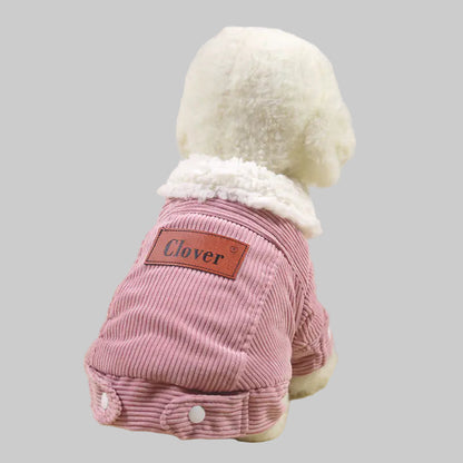 Lamb Fleece Corduroy Coat