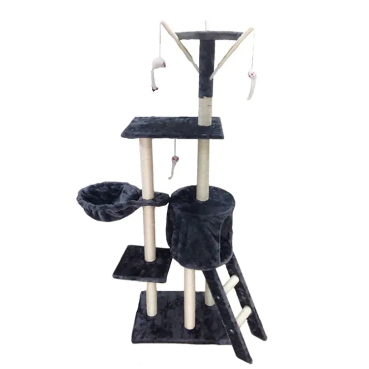 Cat Tree with Five Platforms and Scratching Post