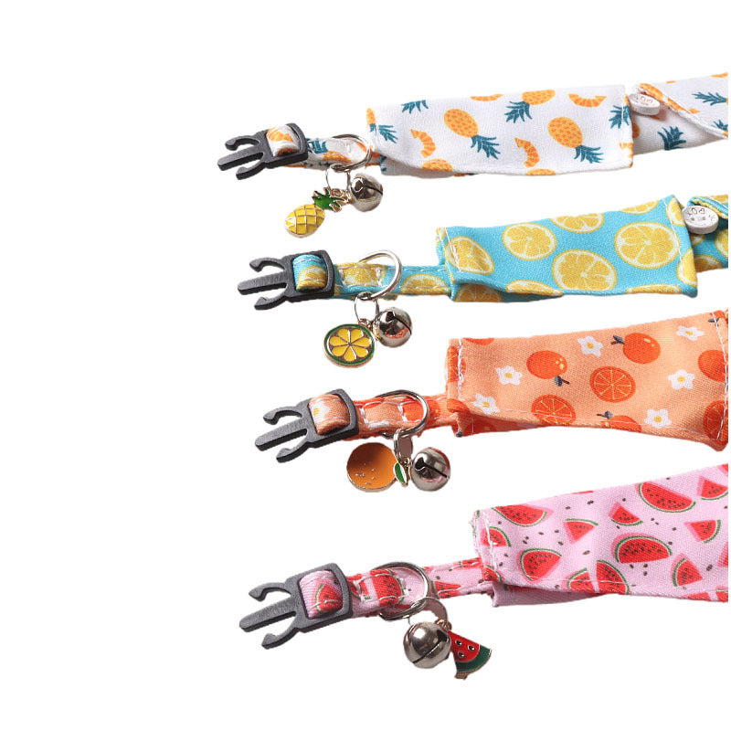 Cute Fruity Bow Tie Cat Collars