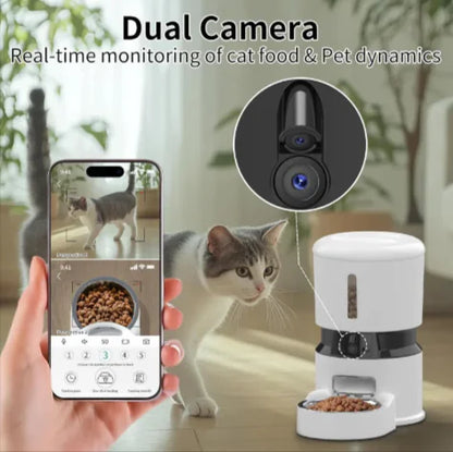Automatic WiFi Pet Feeder - 2 types - voice or 1080P Camera