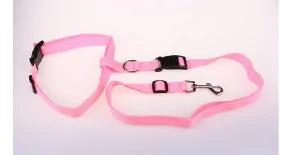 Running & Jogging Hands-Free Dog Lead Pink 2.5*110 Centimeter