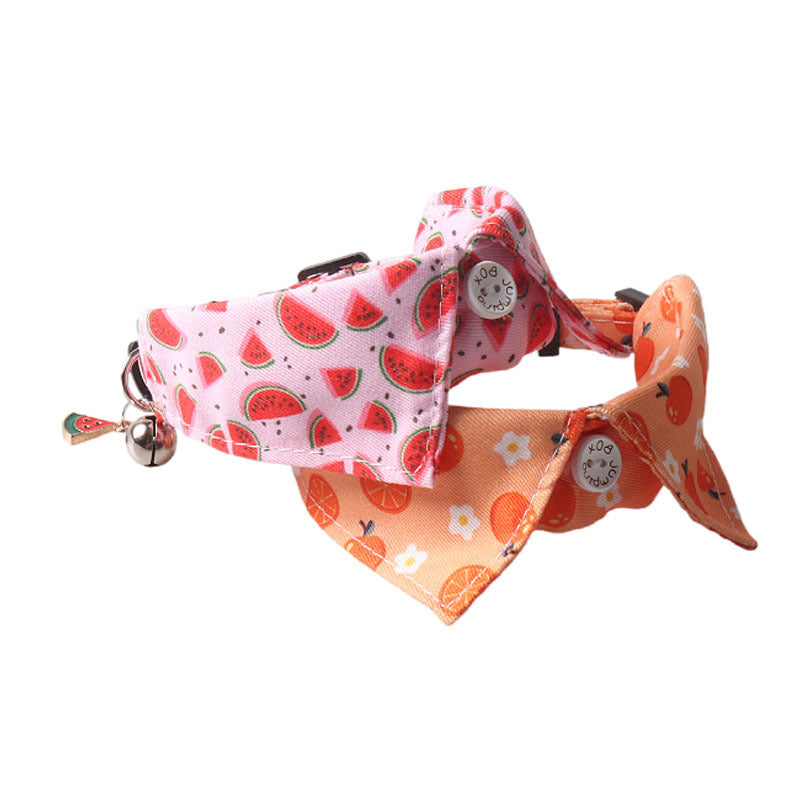 Cute Fruity Bow Tie Cat Collars