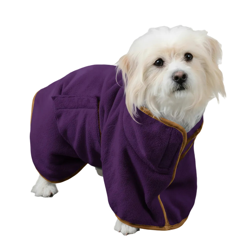 Pet Bathrobe Fast Drying Towel Sky Blue M