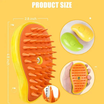 Pet Steam Brush Electric Spray Comb