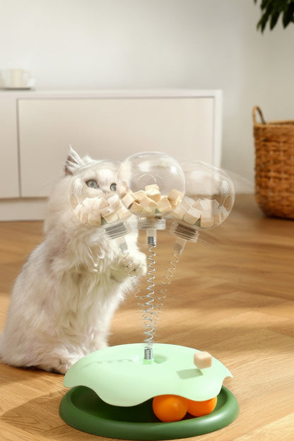 Interactive Turntable Treat Toy