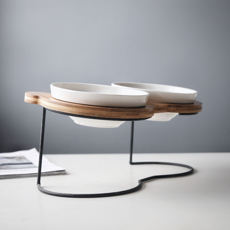 Premium Ergonomic Bowl Holder & Bowls