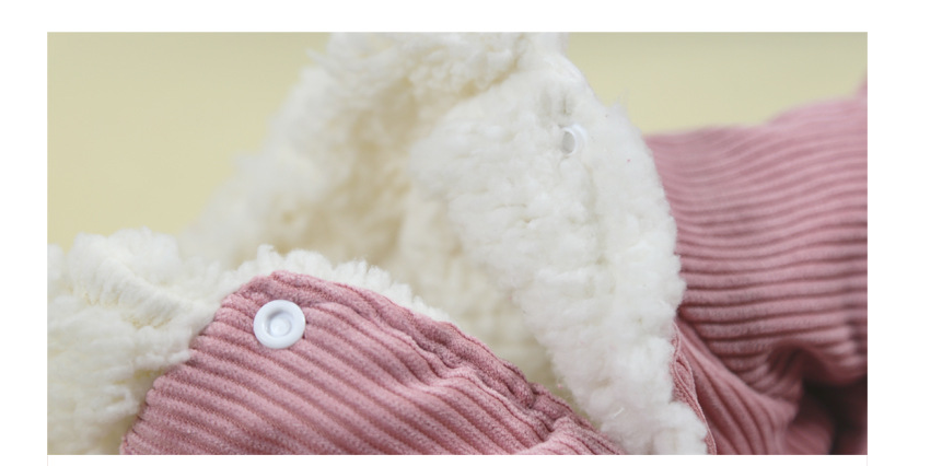 Lamb Fleece Corduroy Coat