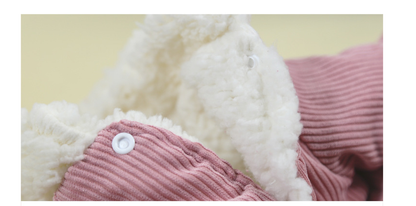 Lamb Fleece Corduroy Coat