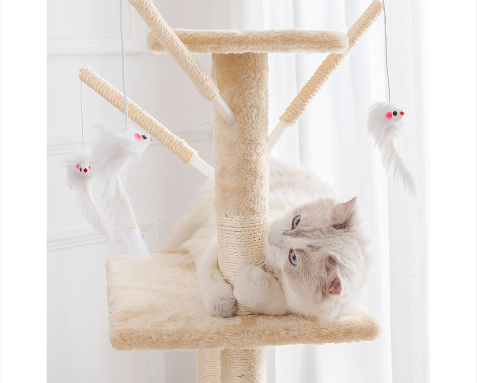 5 Tier Scratching Tree with Platforms