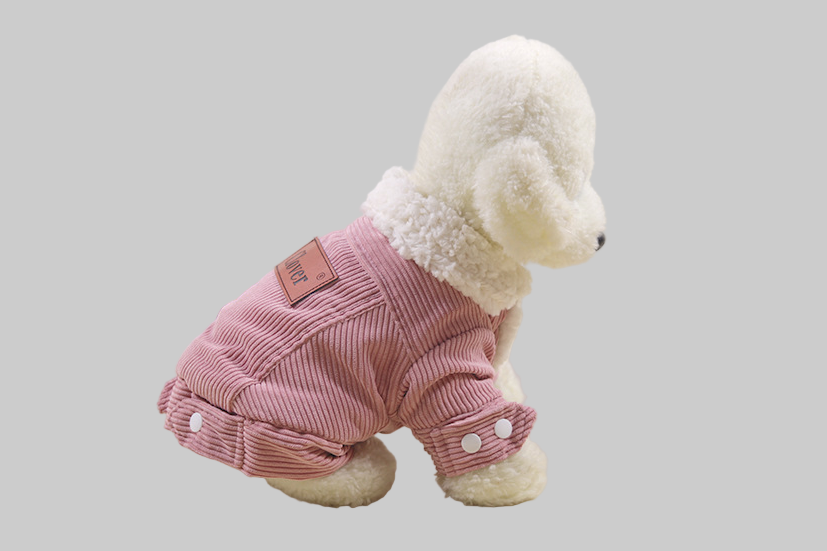 Lamb Fleece Corduroy Coat