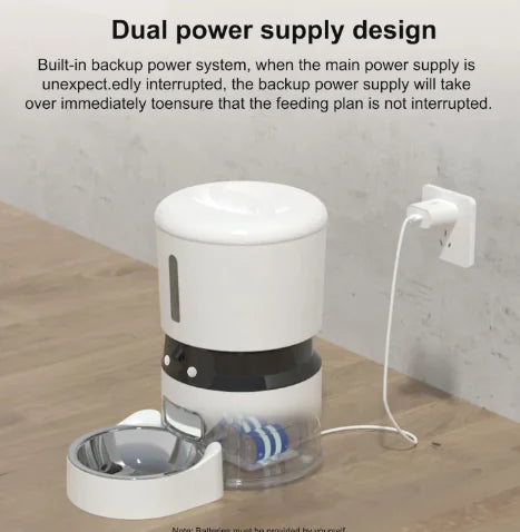 Automatic WiFi Cat Feeder with 1080P Camera - two types
