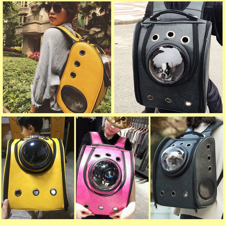 Space Capsule Pet Carrier - Breathable Backpack