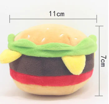 Cute Food & Drink Dog Toy Selection