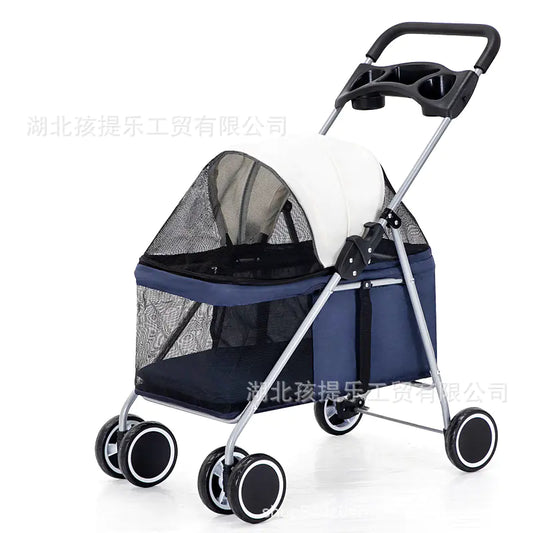 Portable Foldable Pet Stroller for Cats and Dogs 807