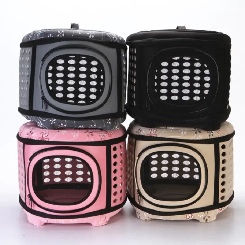 Foldable Pet Carrier Backpack for Dogs, Breathable Design - PetStars.Store