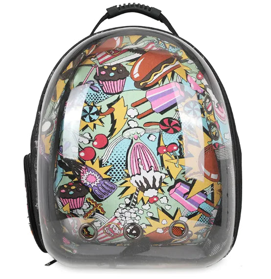 Cat and Dog Space Carry Bag Backpack