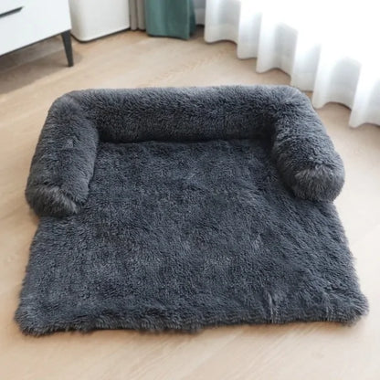 Ultimate Plush Sofa & Floor Bed - 3 Sizes Dark Grey Square 70 X 70 CM
