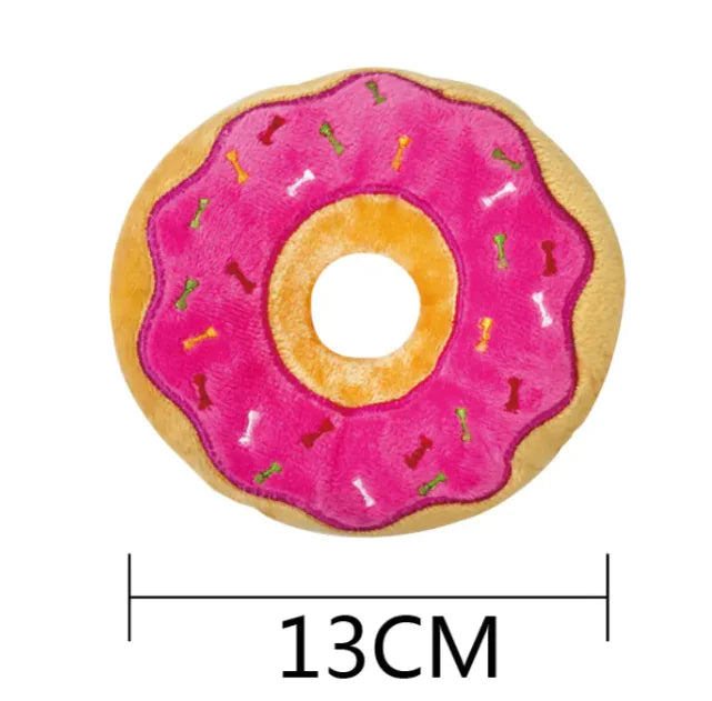 Cute Food & Drink Dog Toy Selection