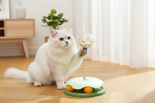 Interactive Turntable Treat Toy