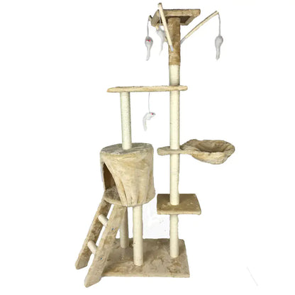 Cat Tree with Five Platforms and Scratching Post