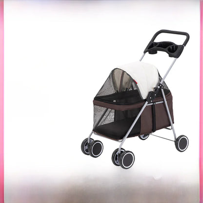 Portable Foldable Pet Stroller for Cats and Dogs 807