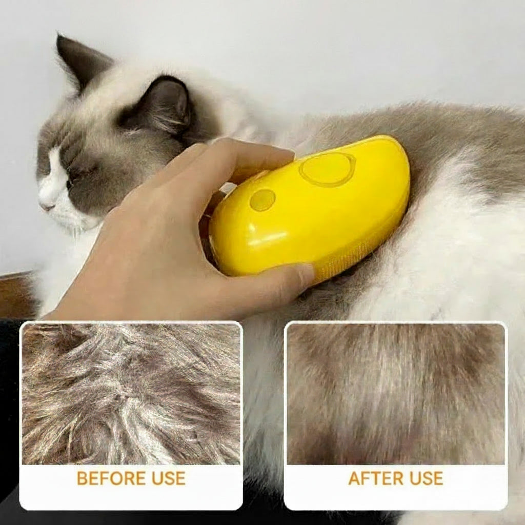 Pet Steam Brush Electric Spray Comb