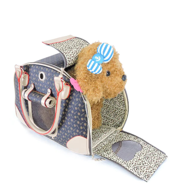 Pretty Travel-Friendly Pet Tote