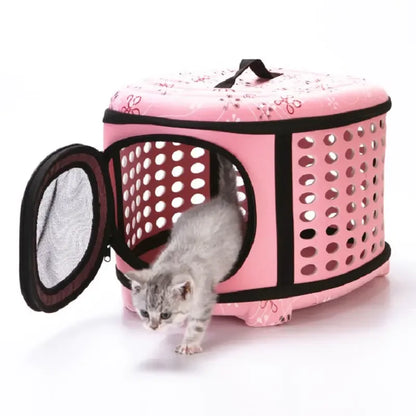 Foldable Pet Carrier Backpack for Dogs, Breathable Design - PetStars.Store