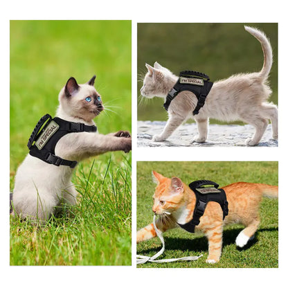 Adjustable Tactical Cat Harness