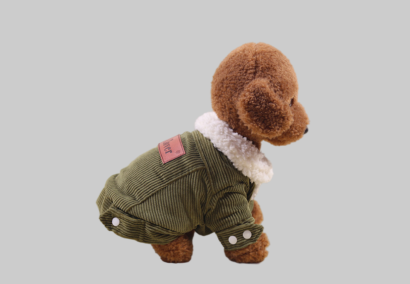 Lamb Fleece Corduroy Coat