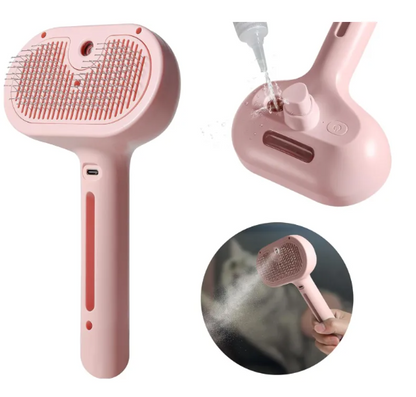 Pet Hair Spray Brush Pink