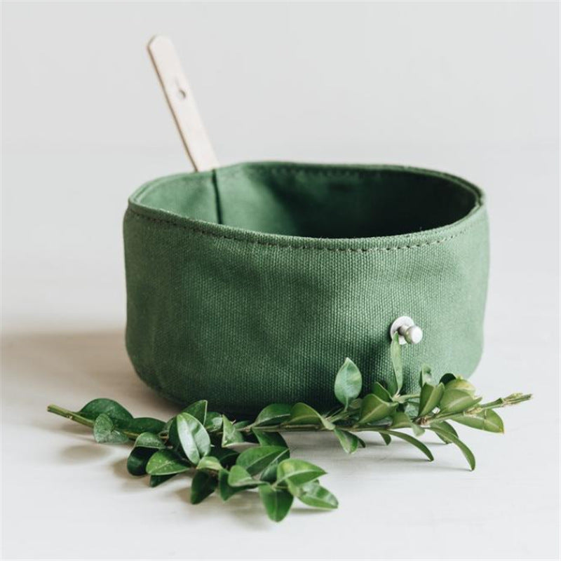 Folding Canvas Dog Bowl