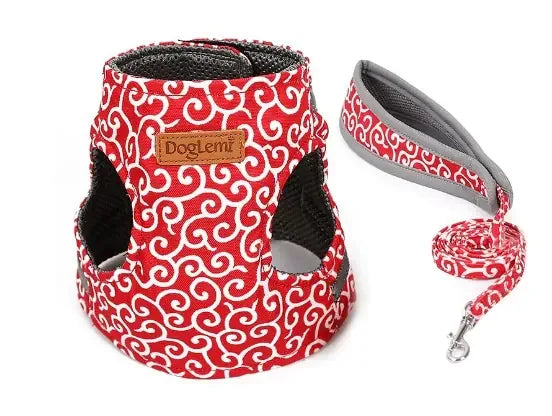 Cat Traction Rope Chest Harness and Vest Style Outfit