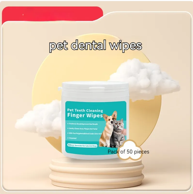 Pet Cleaning Gloves & Wipes Tooth Cleaning Wipes