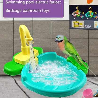 Exotic Showering Bird Bath