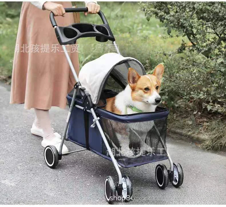 Portable Foldable Pet Stroller for Cats and Dogs 807