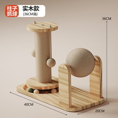 Cat Scratching Post with Toy