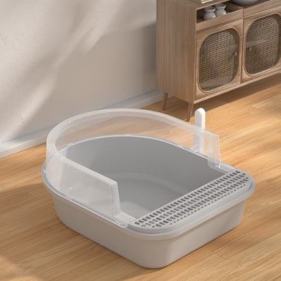 Large & Extra Large Semi-Enclosed Litter Box
