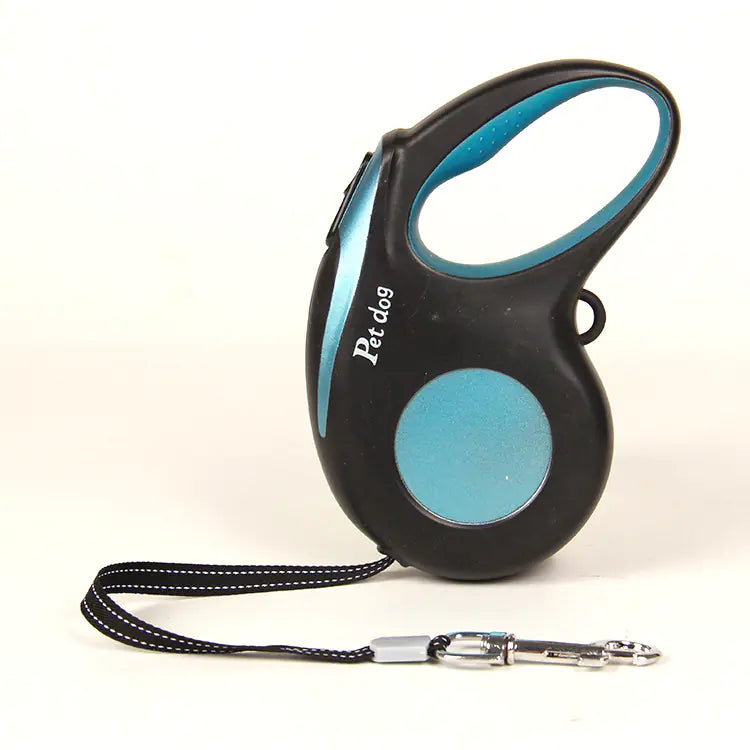 Automatic Retractable Dog Leash - 3 or 5 Metres Blue 3m