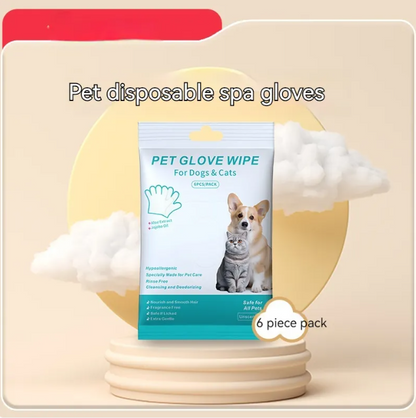 Pet Cleaning Gloves & Wipes Disposable Gloves