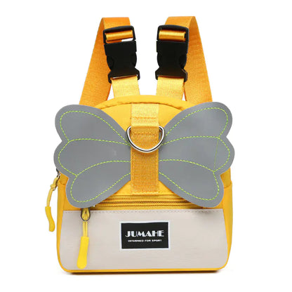 Pet Knapsack Backpack with Leash Attachment White