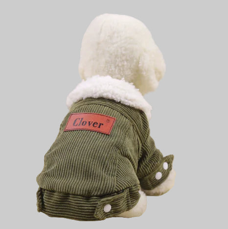 Lamb Fleece Corduroy Coat