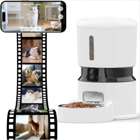 Automatic WiFi Pet Feeder - 2 types - voice or 1080P Camera