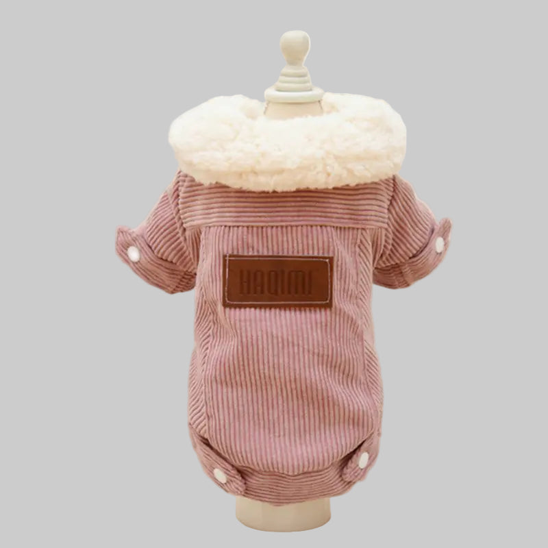 Lamb Fleece Corduroy Coat